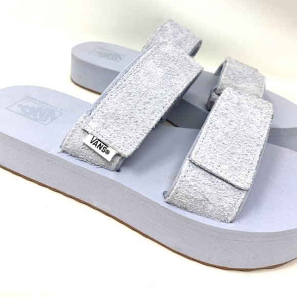 🔥HOT SALE🔥VANS Cayucas Mega Platform Gray Women’s Suede Sandals VN0A4U1XUNY - Picture 8 of 9